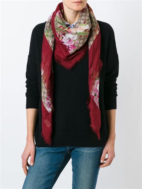 gucci modal scarf|gucci scarf female.